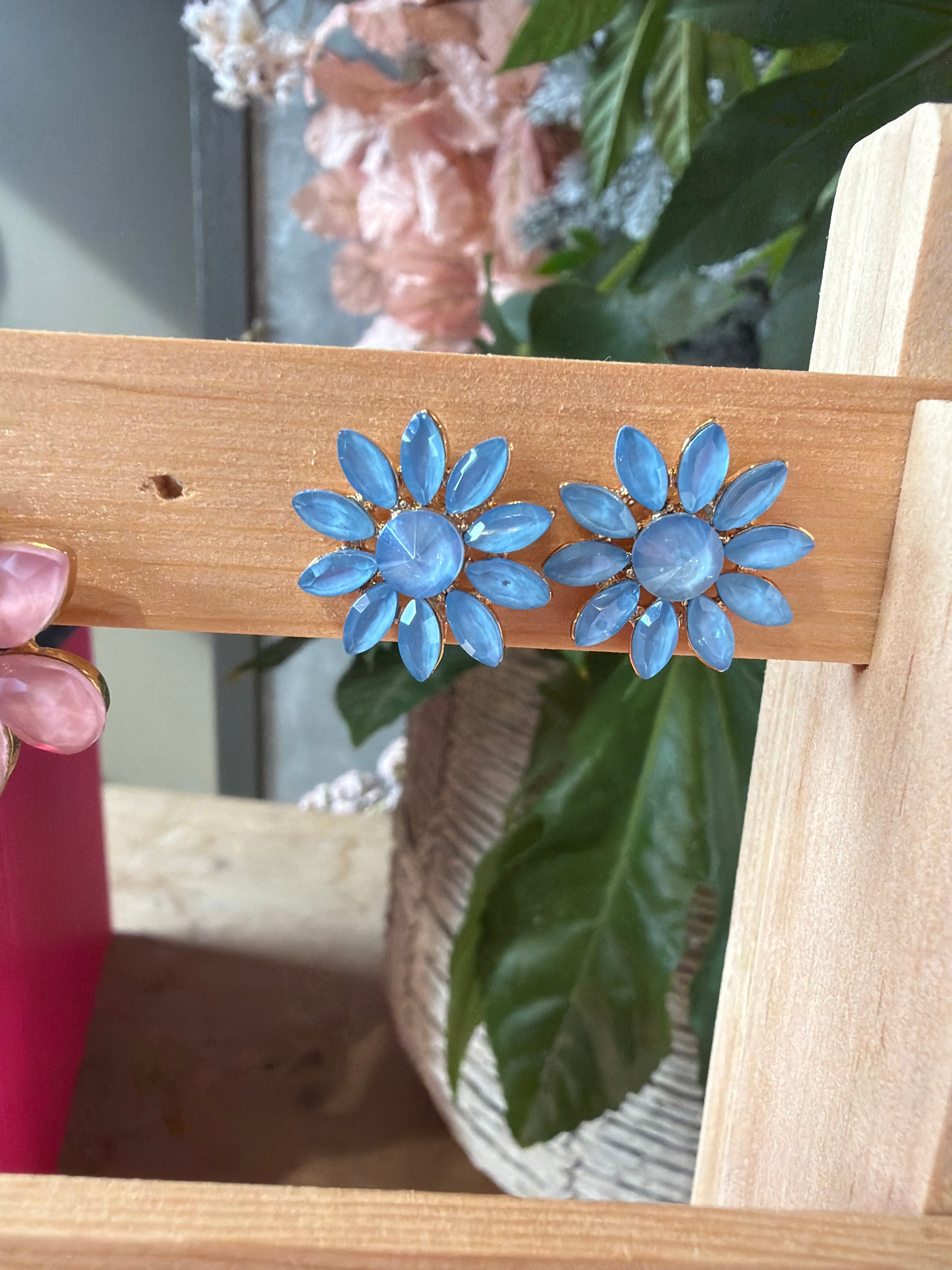 Boucles d’oreilles petites fleurs 