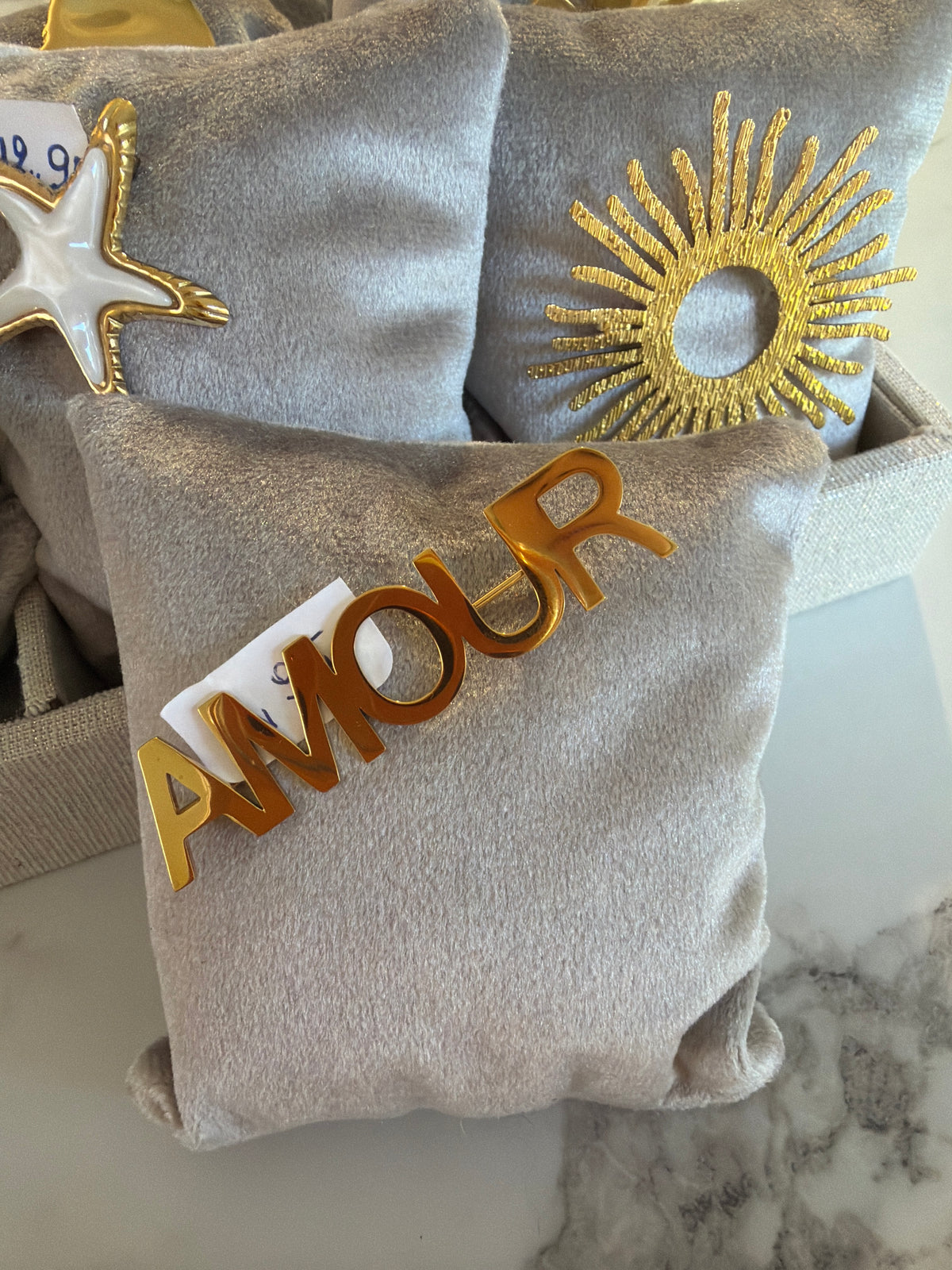 Broche amour 