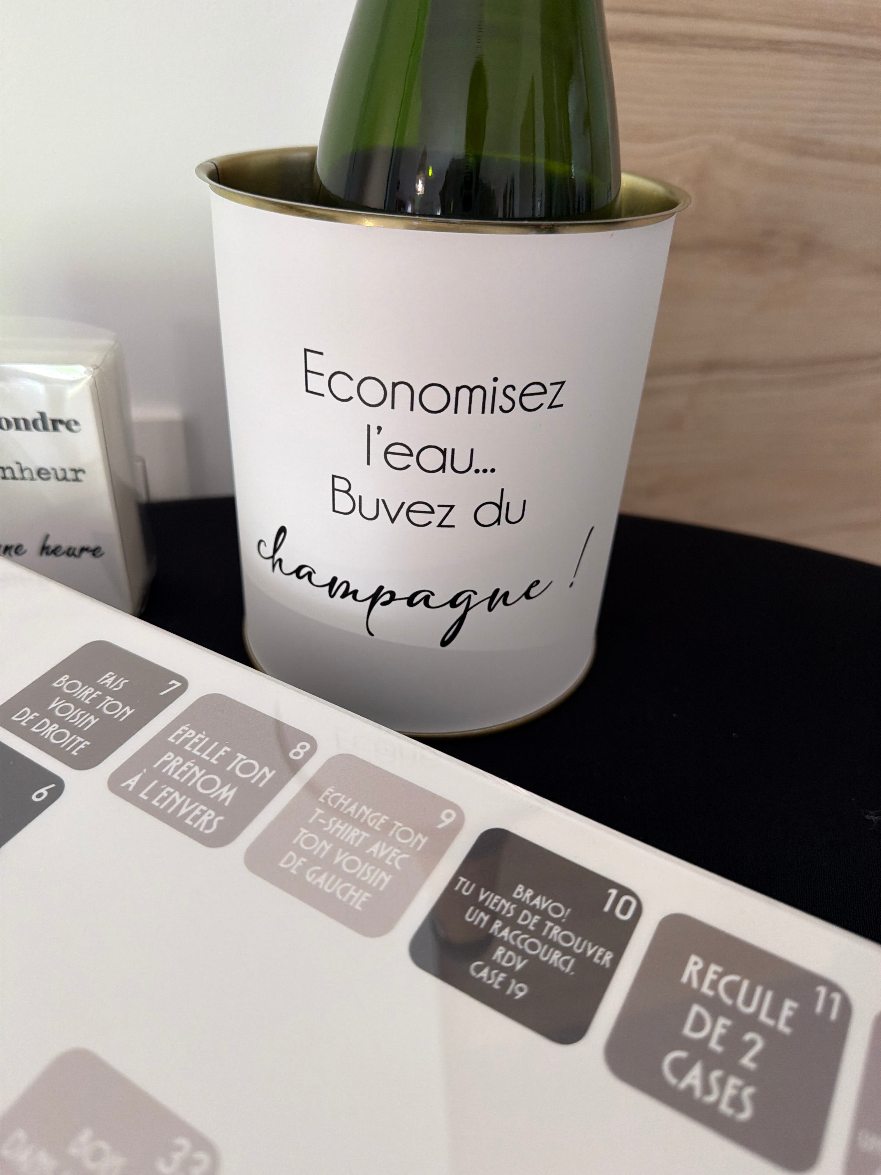 Économiser de l’eau … buvez du champagne 