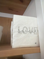 Paquet de petites serviettes Sweet Love