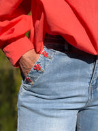 Jeans boutons fleurs (2)