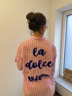 Chemisier La Dolce Vita rose (2)