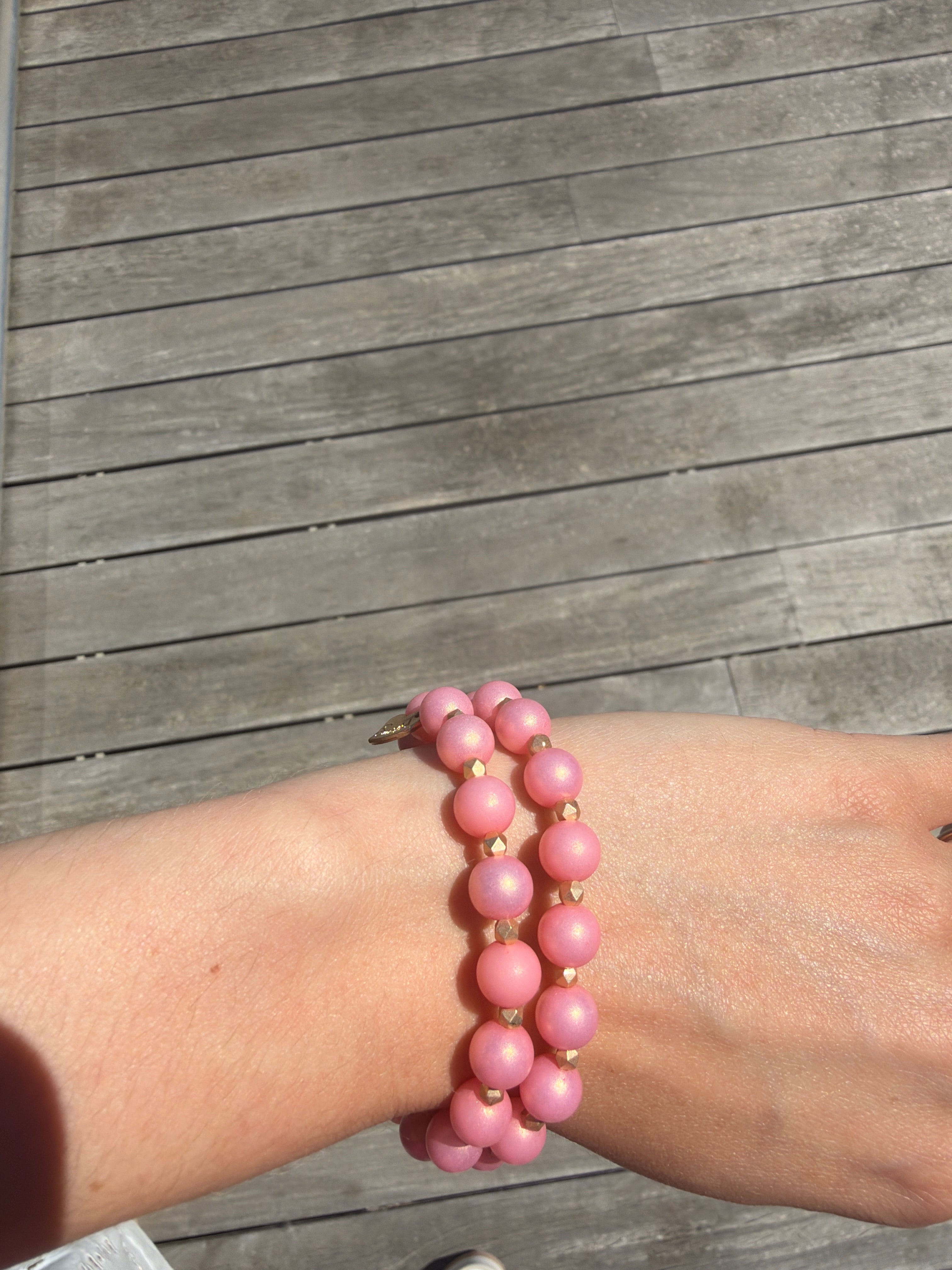 Bracelet en perles mattes (2)