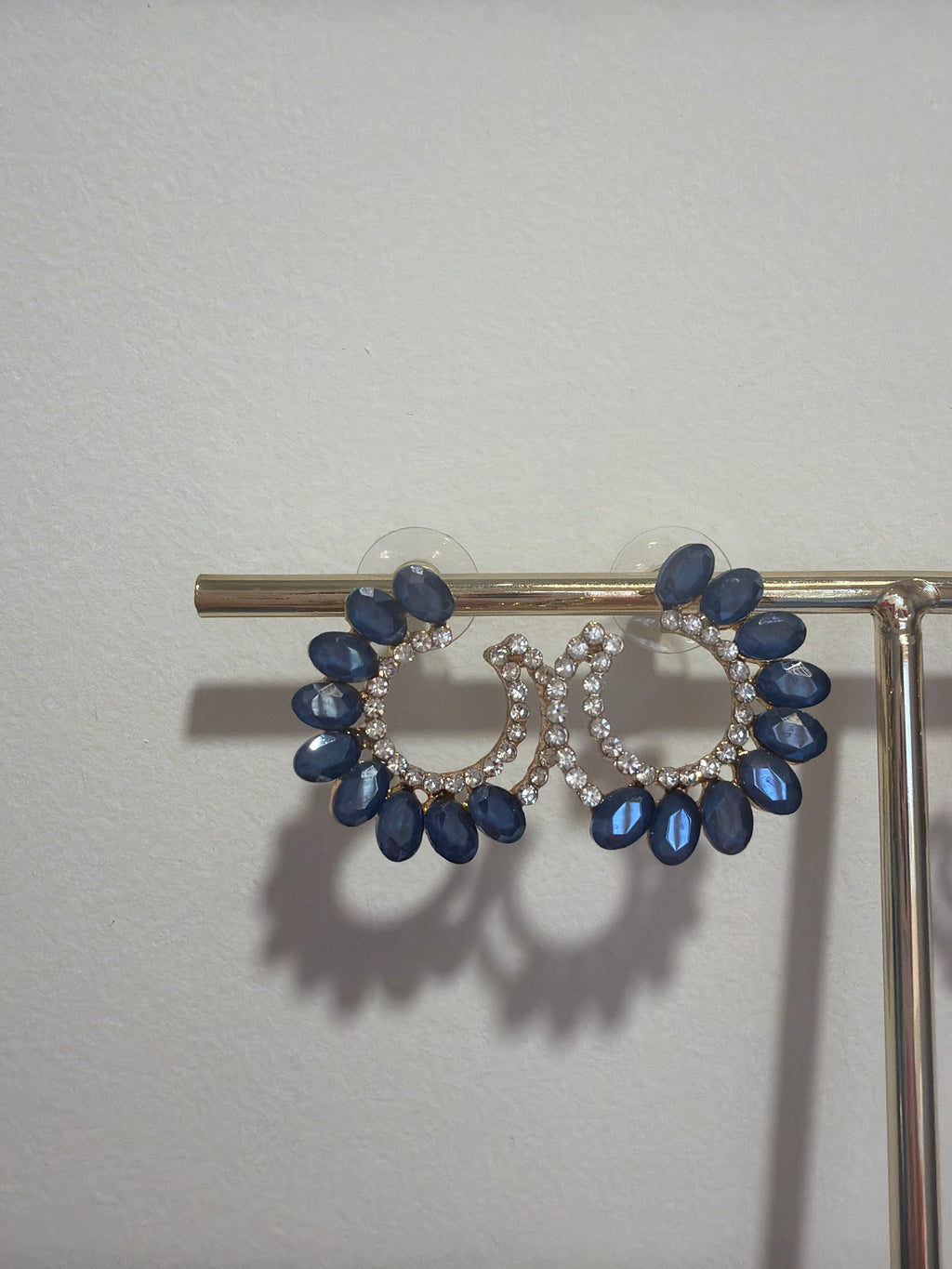 Boucles d’oreilles bijoux  – Bleu