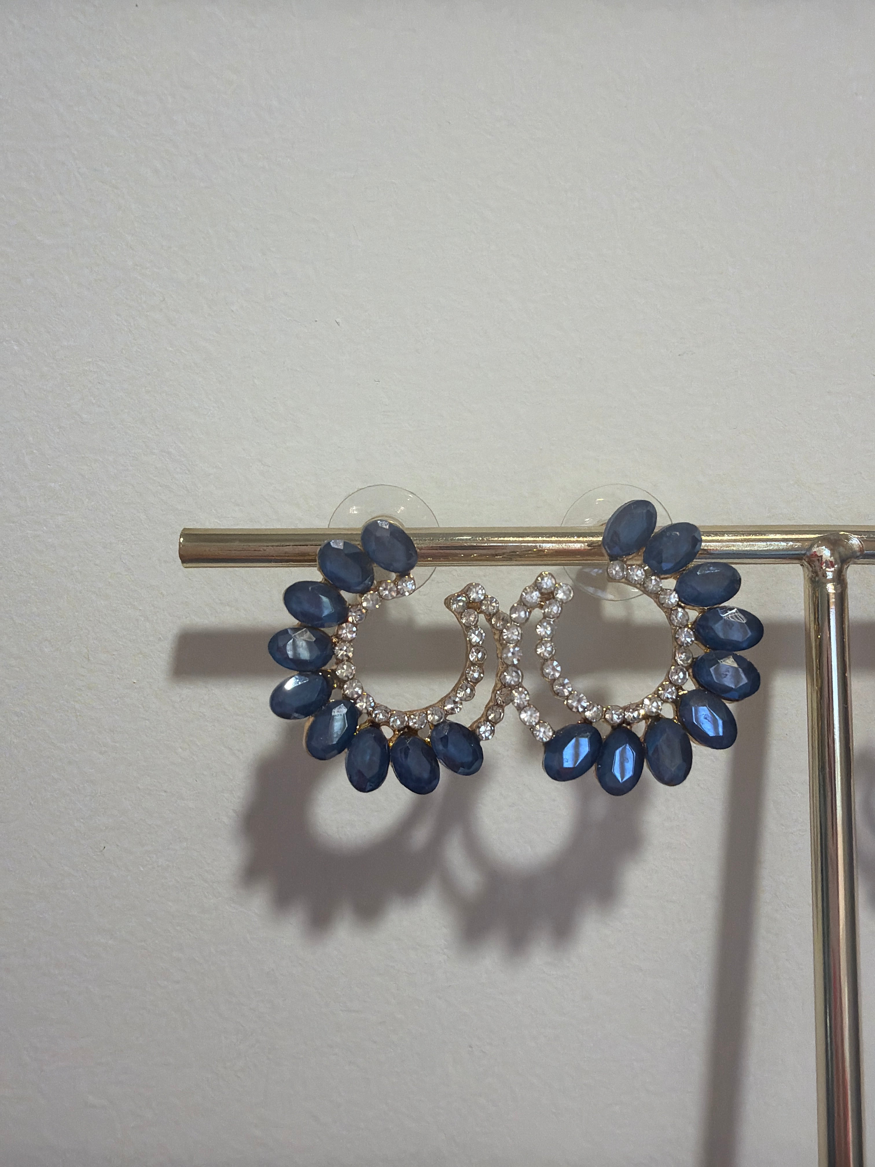 Boucles d’oreilles bijoux  – Bleu