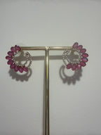 Boucles d’oreilles bijoux  – Rose