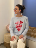 Pull bleu clair Amor