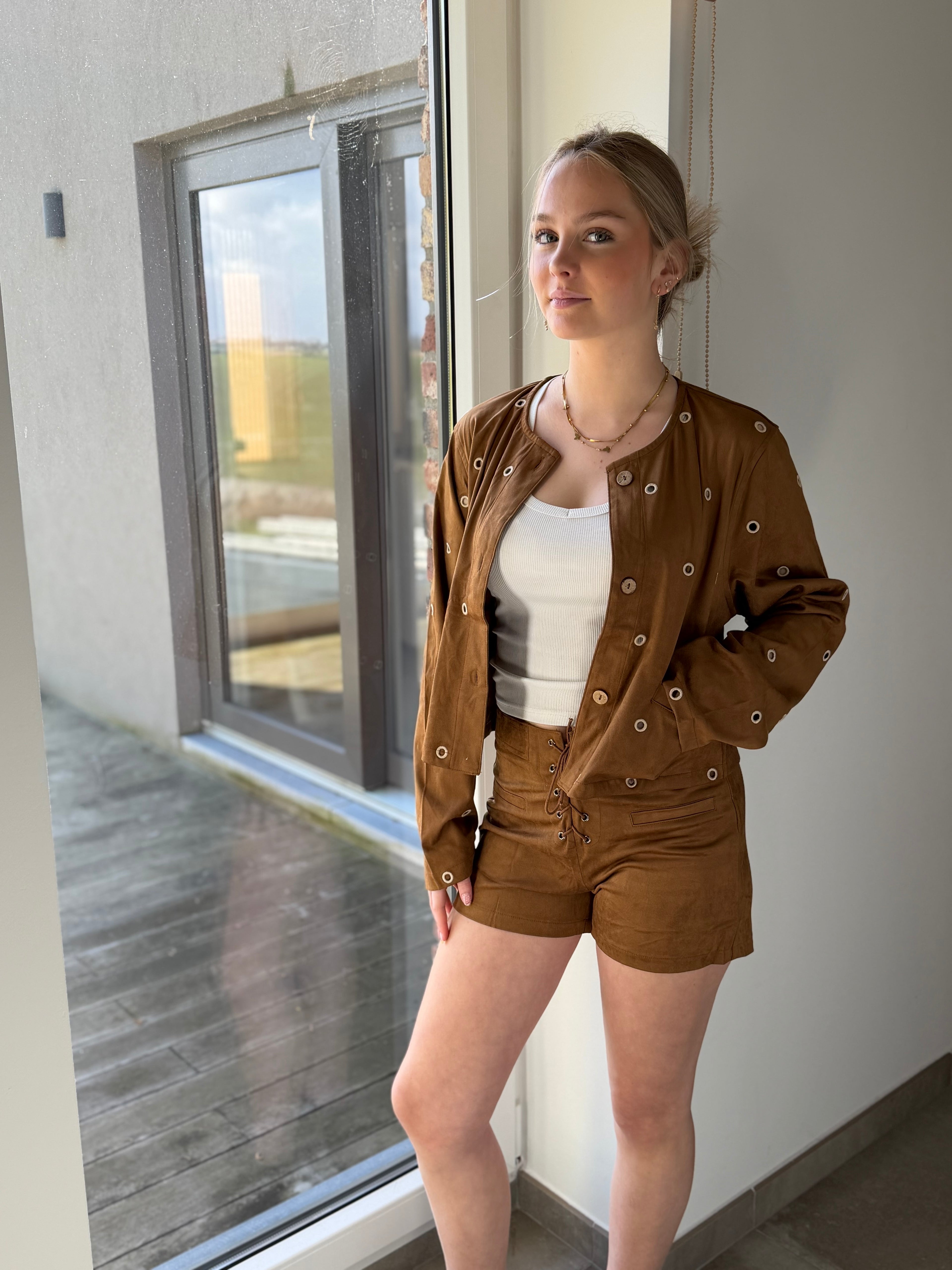 Veste en daim