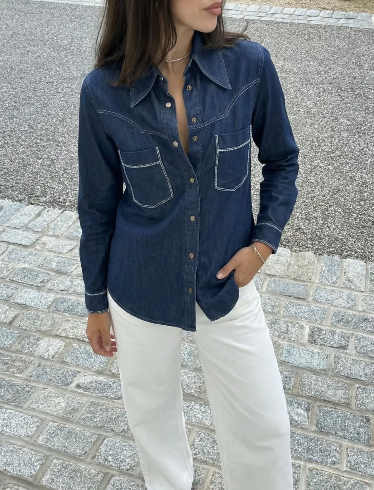 Chemise  en jeans