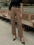 Pantalon cargo léopard 