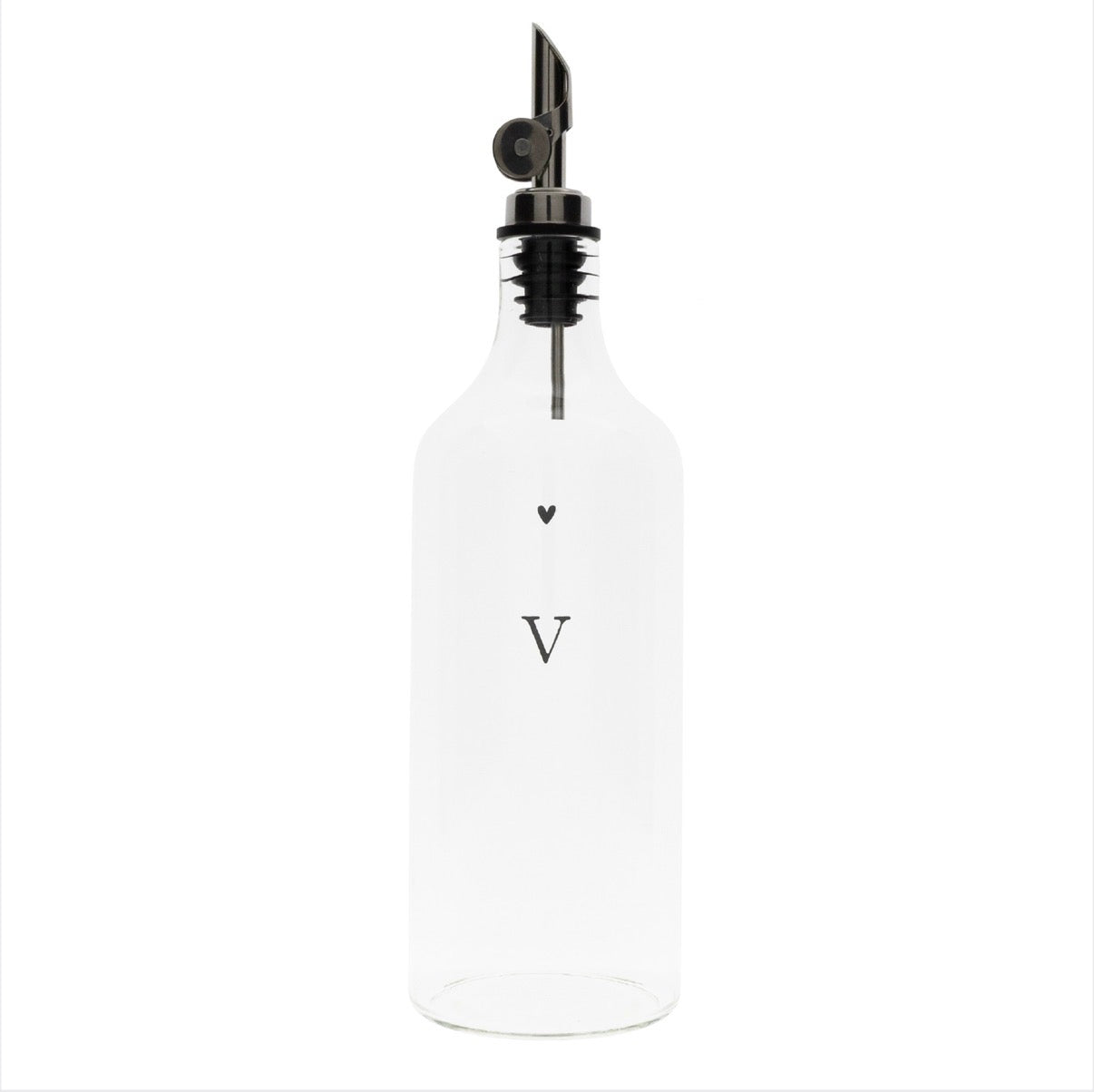 Grande bouteille en verre vinaigre – Taille unique