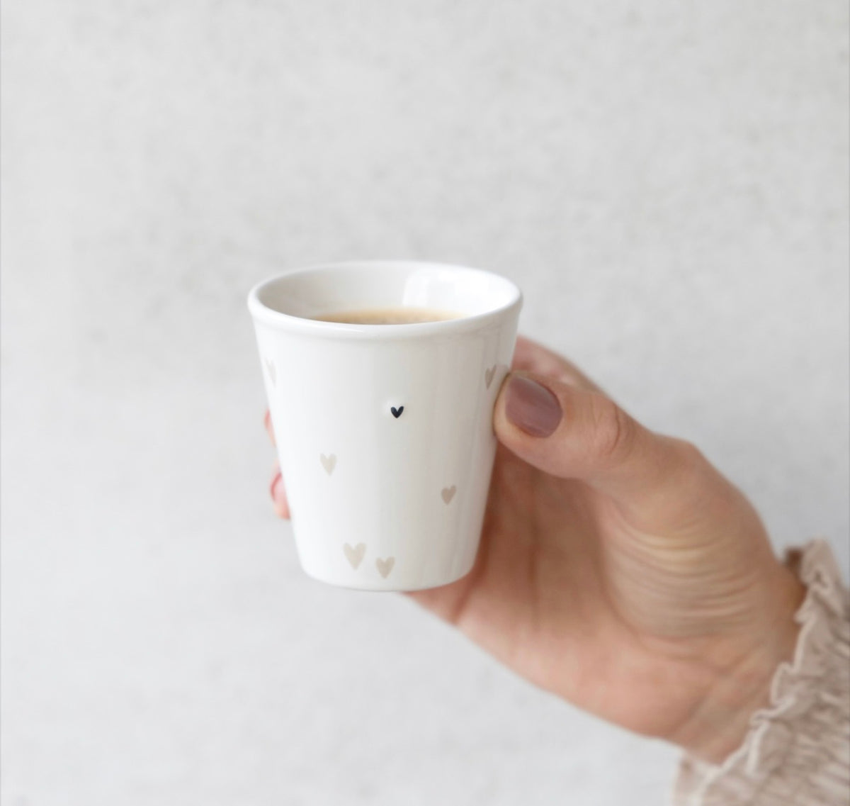 Tasse espresso cœur 