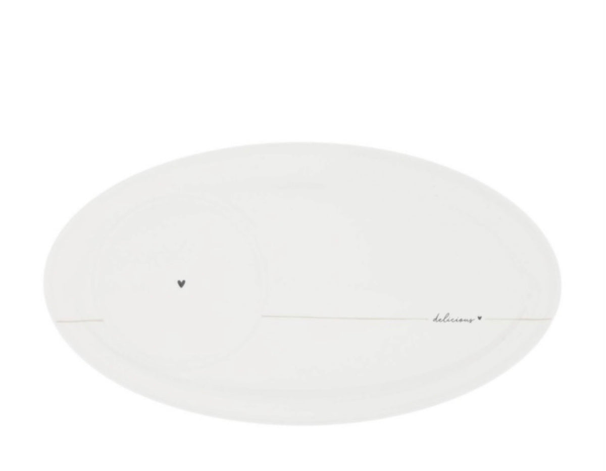 Assiette ovale Delicious