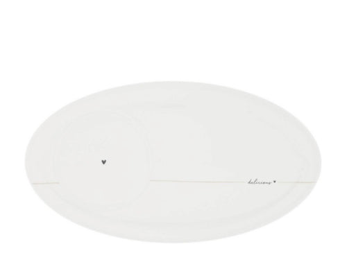 Assiette ovale Delicious