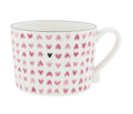 Grande tasse cœur rose