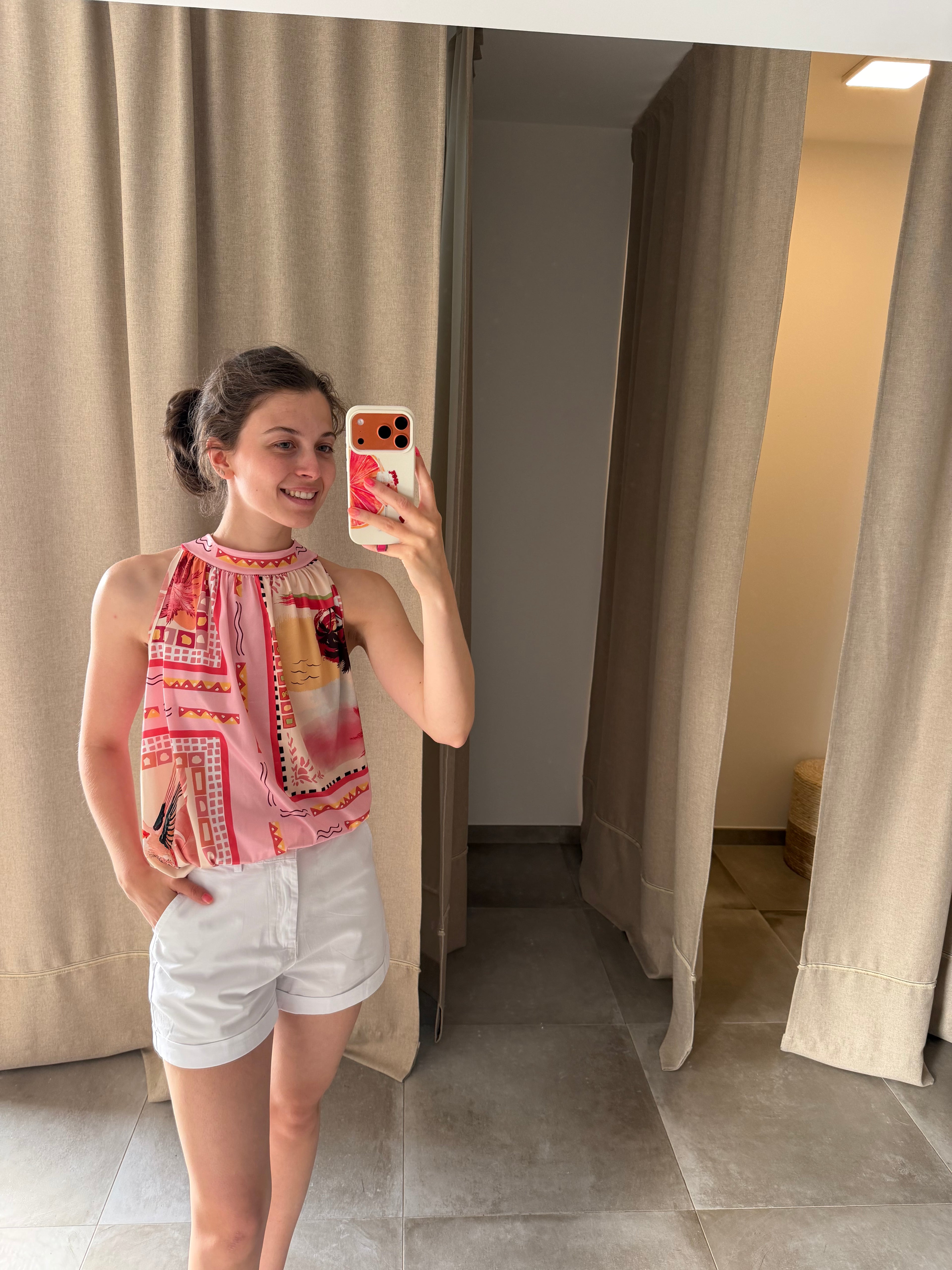 Top à motifs 