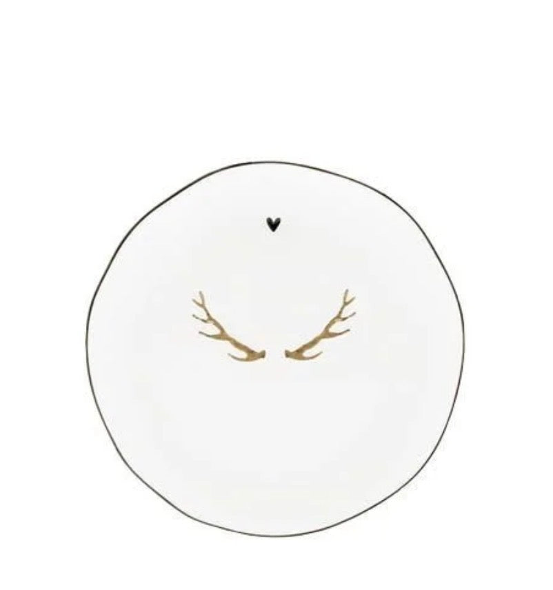 Assiette cerf 