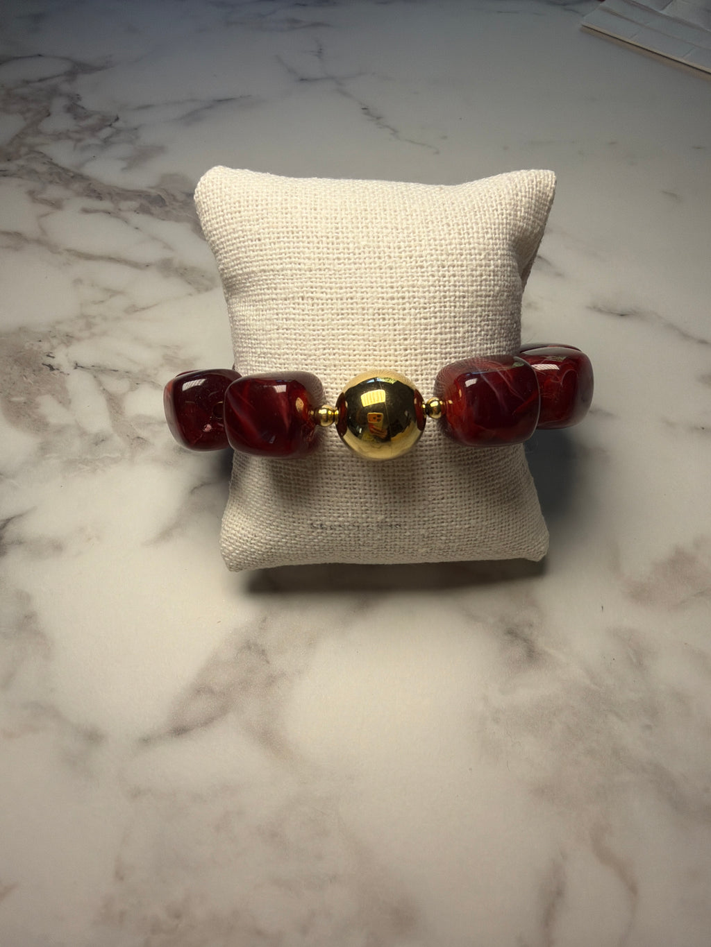 Bracelet en grosses perles