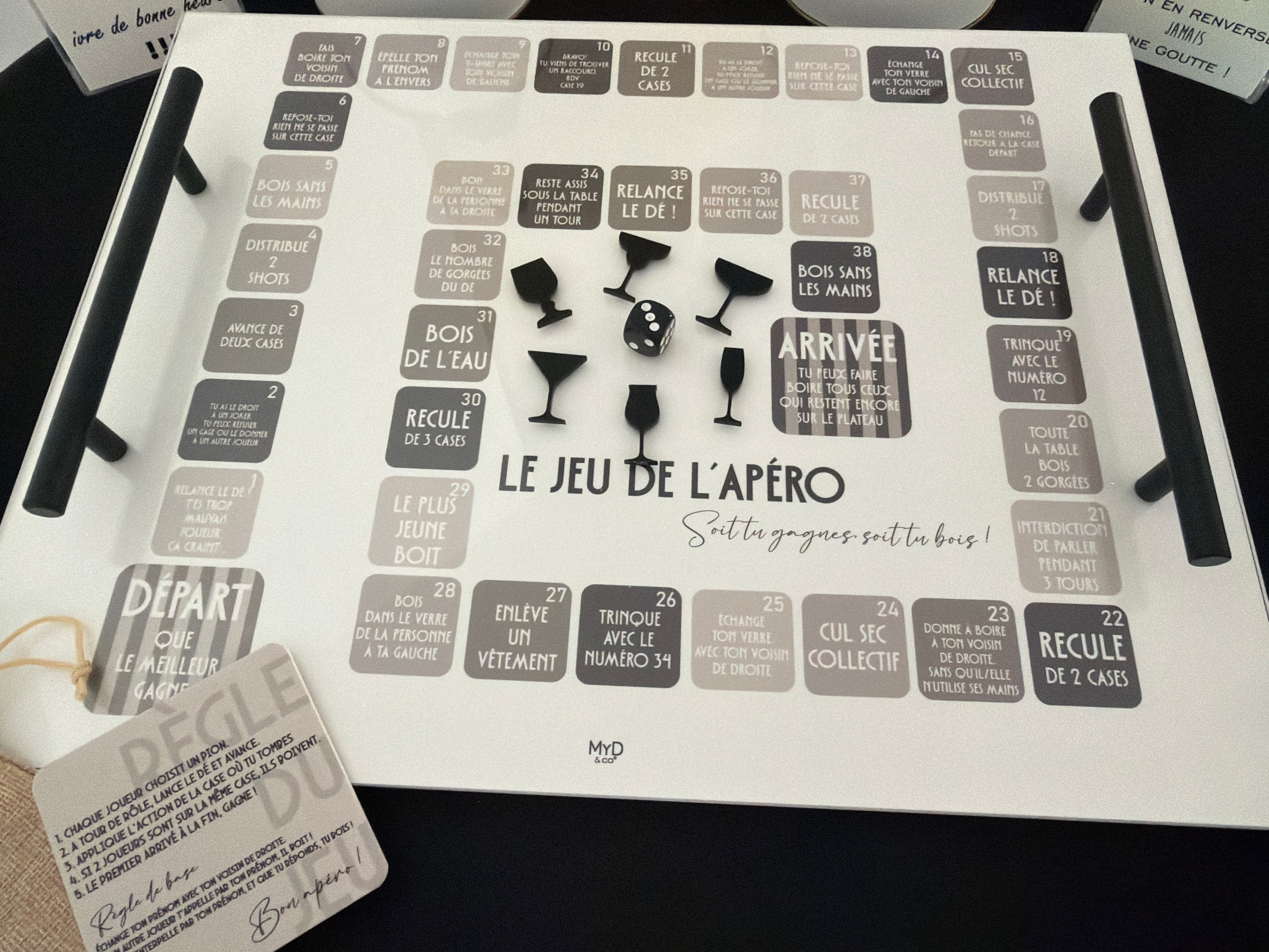 Plateau jeu – Noire