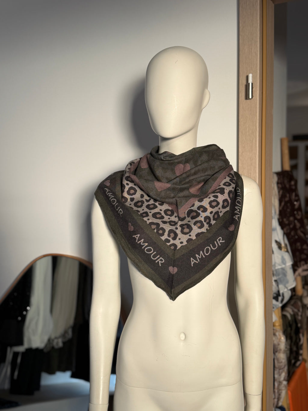 Foulard Louise – Kaki