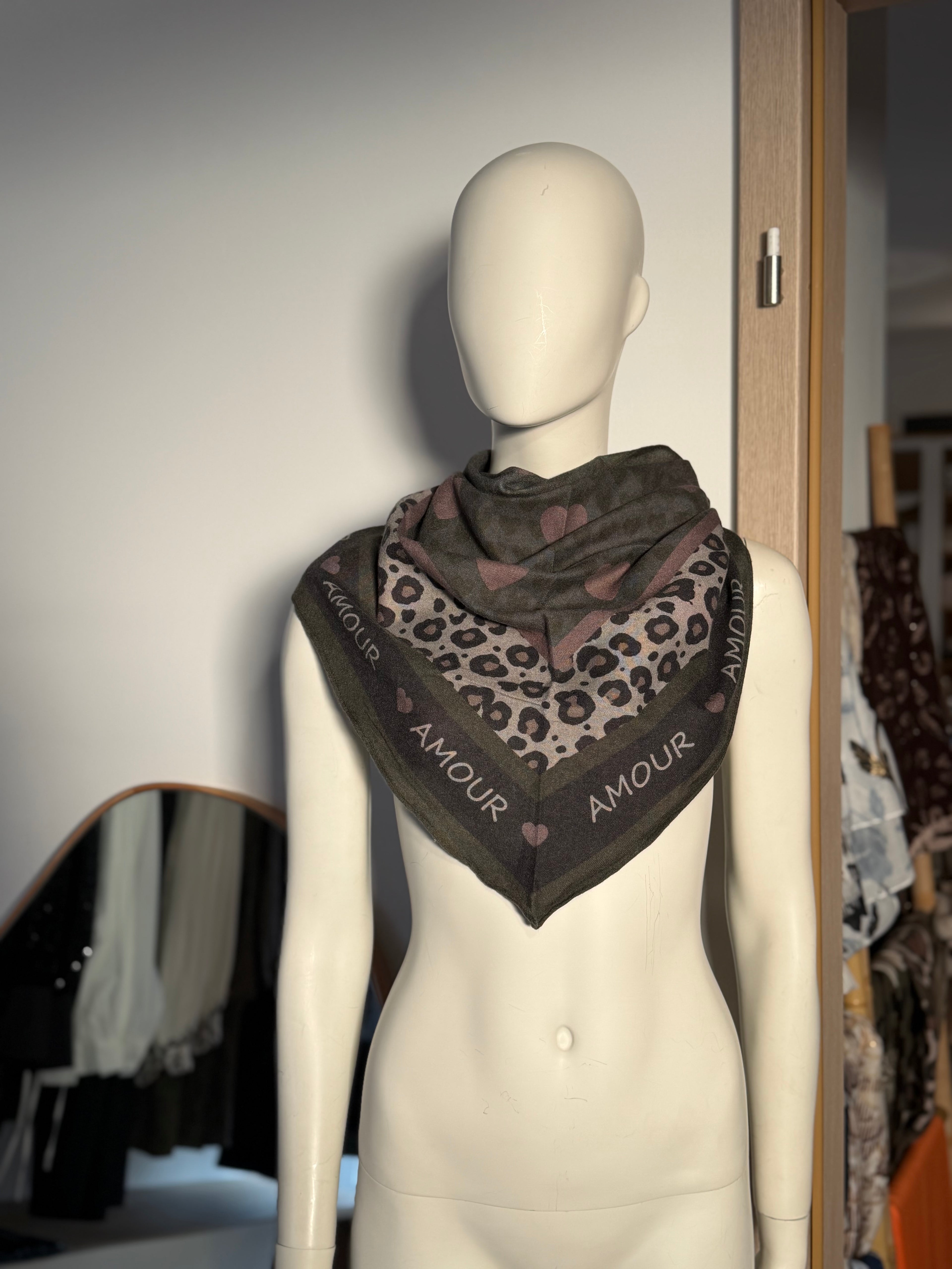 Foulard Louise – Kaki