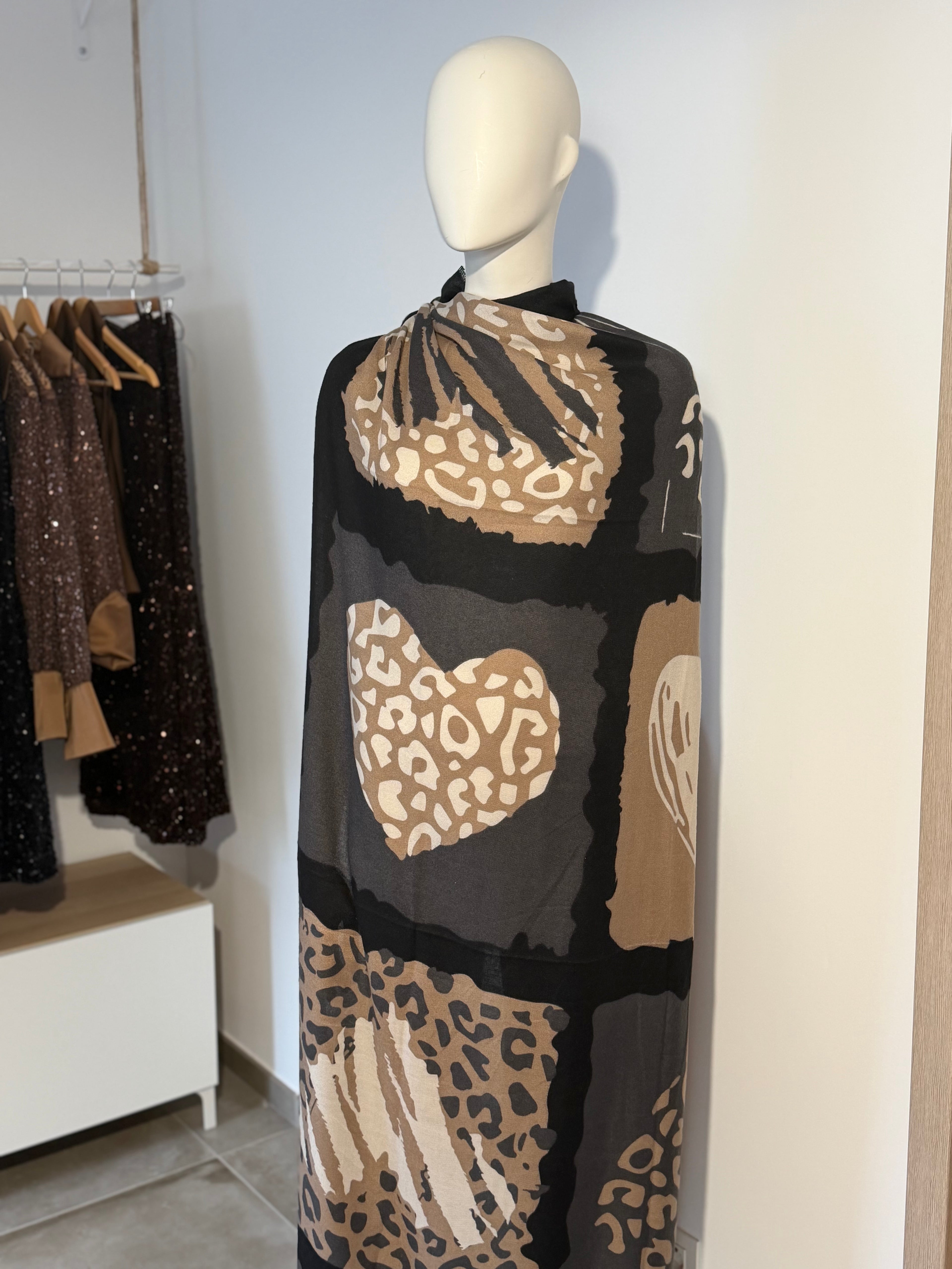 Foulard Alba – Noir