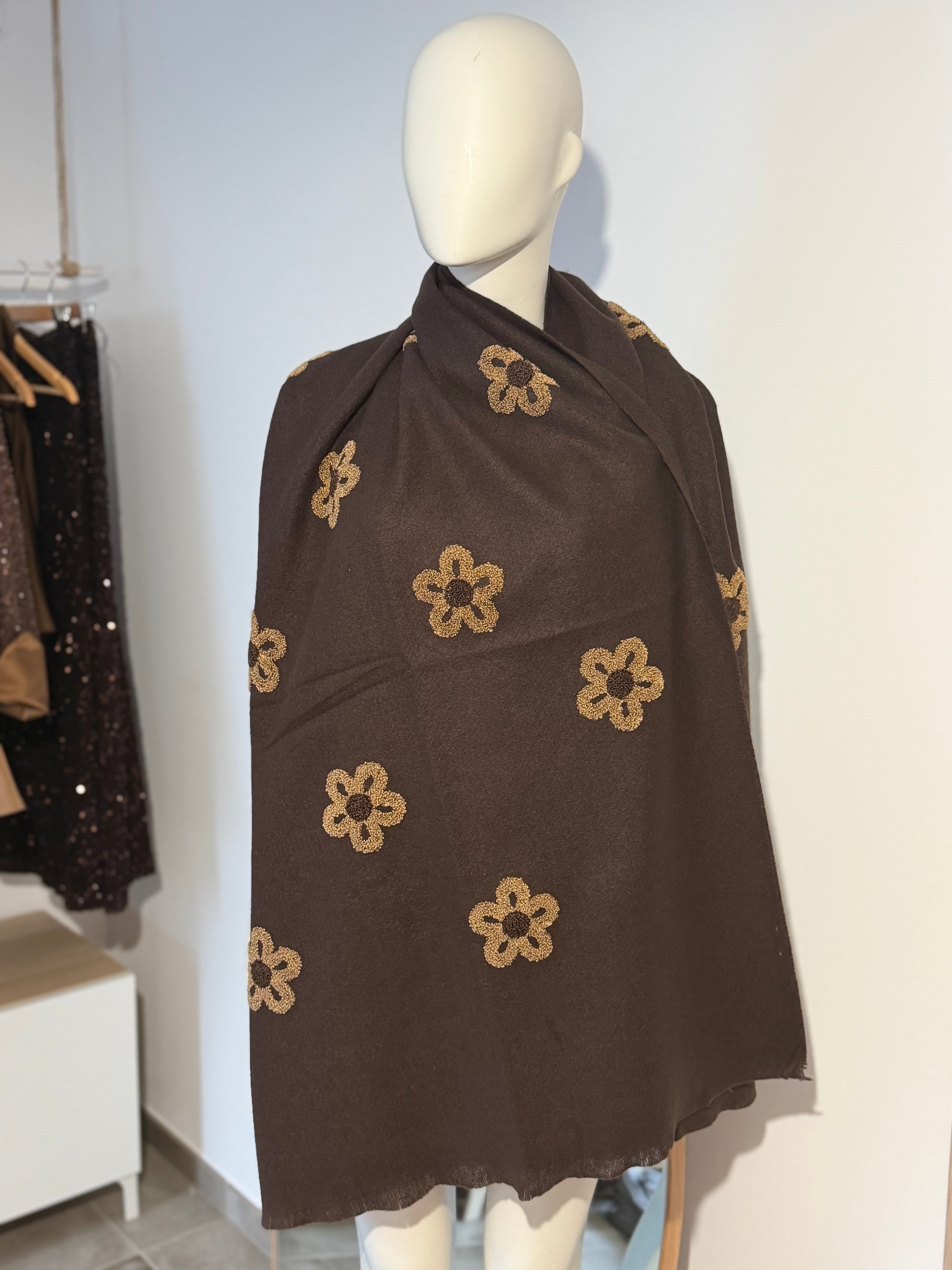 Écharpe Colette – Marron
