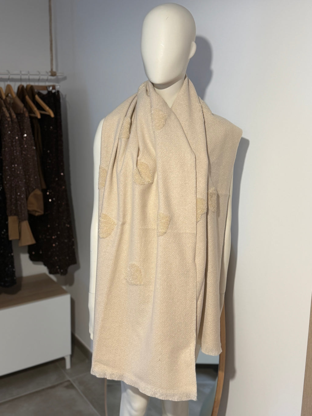 Écharpe Louise – Beige