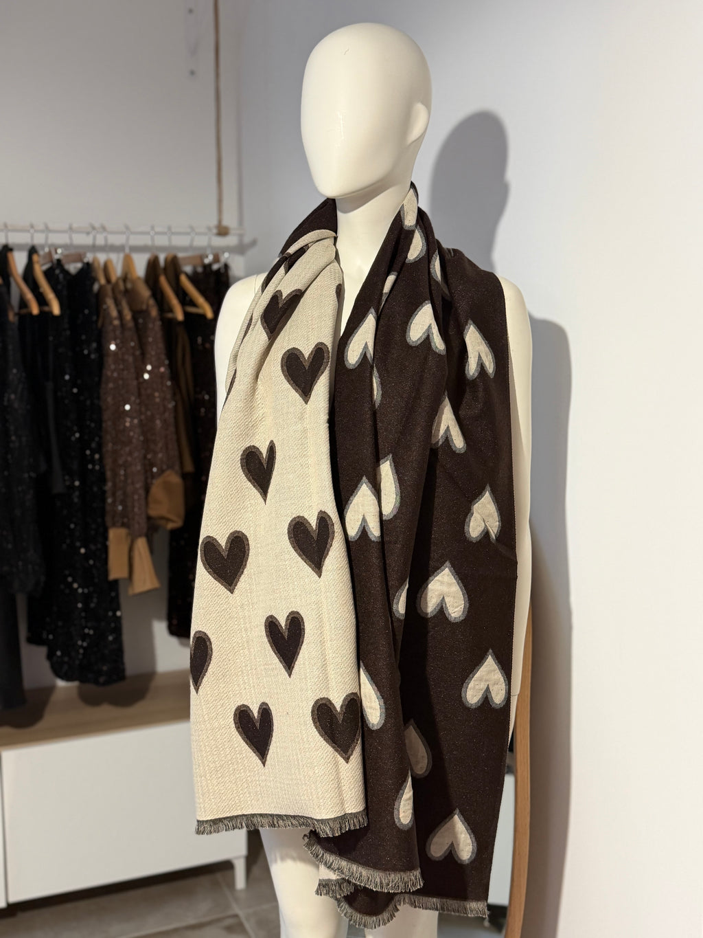 Foulard Alma – Chocolat