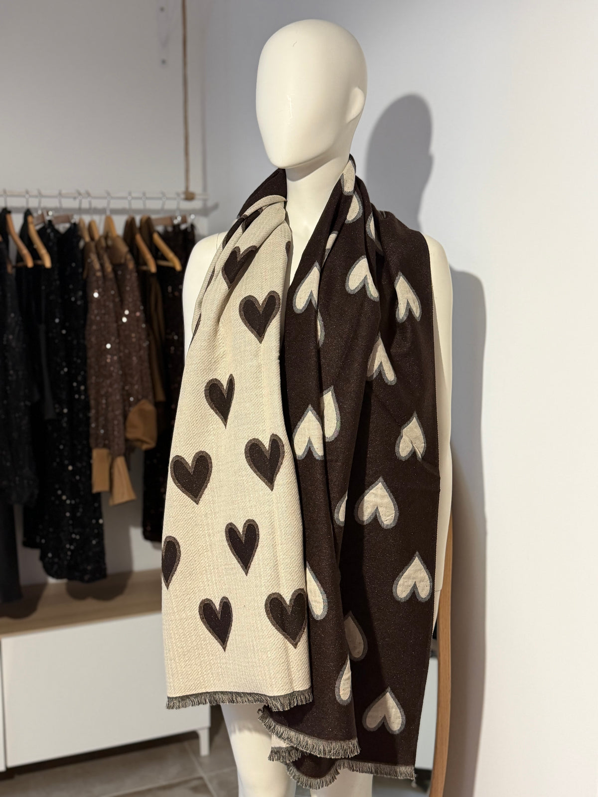 Foulard Alma – Chocolat