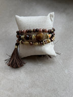 Parure de poignet Bahia – Marron