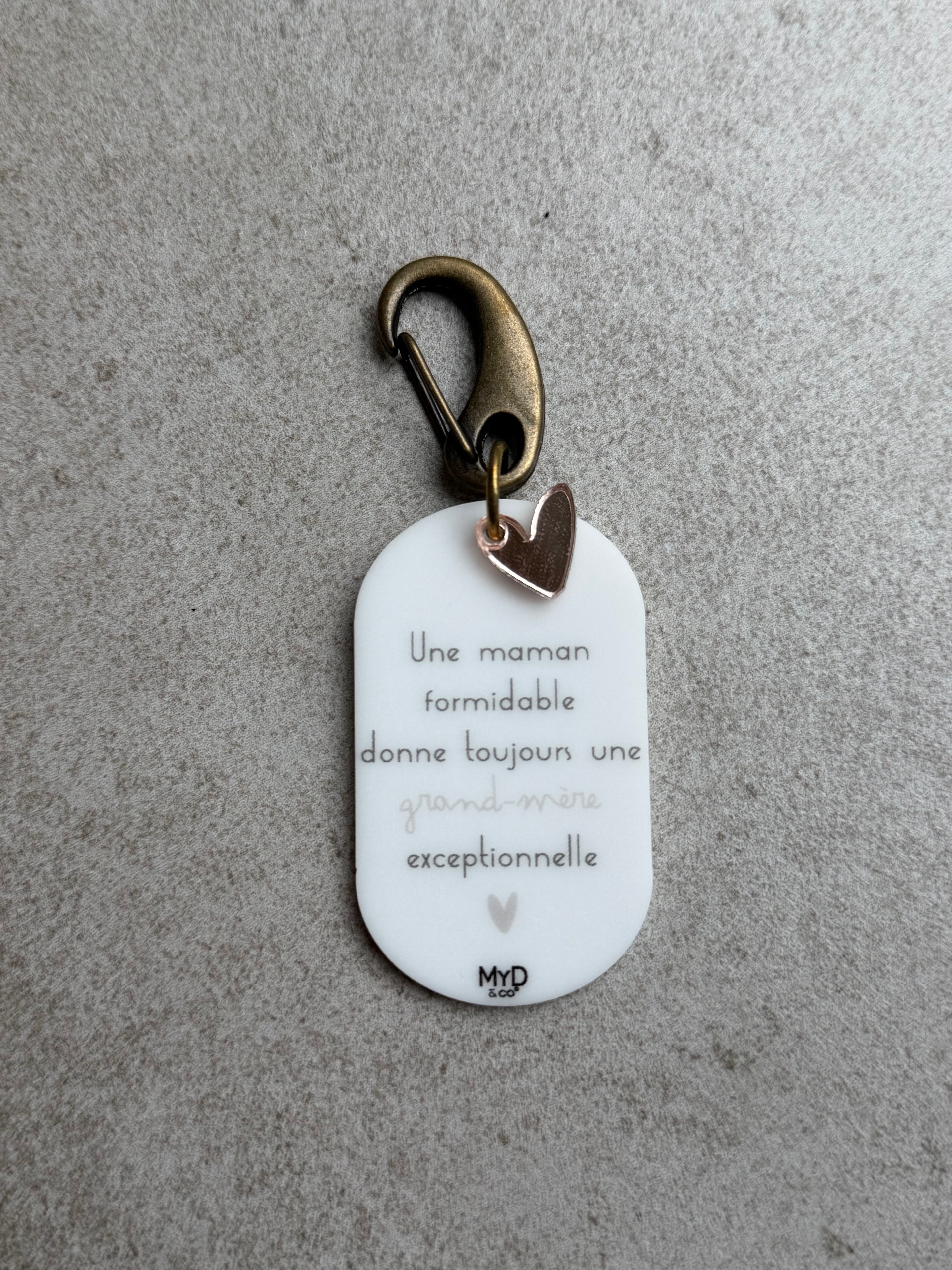 Porte-clés Maman et Grand-mère
