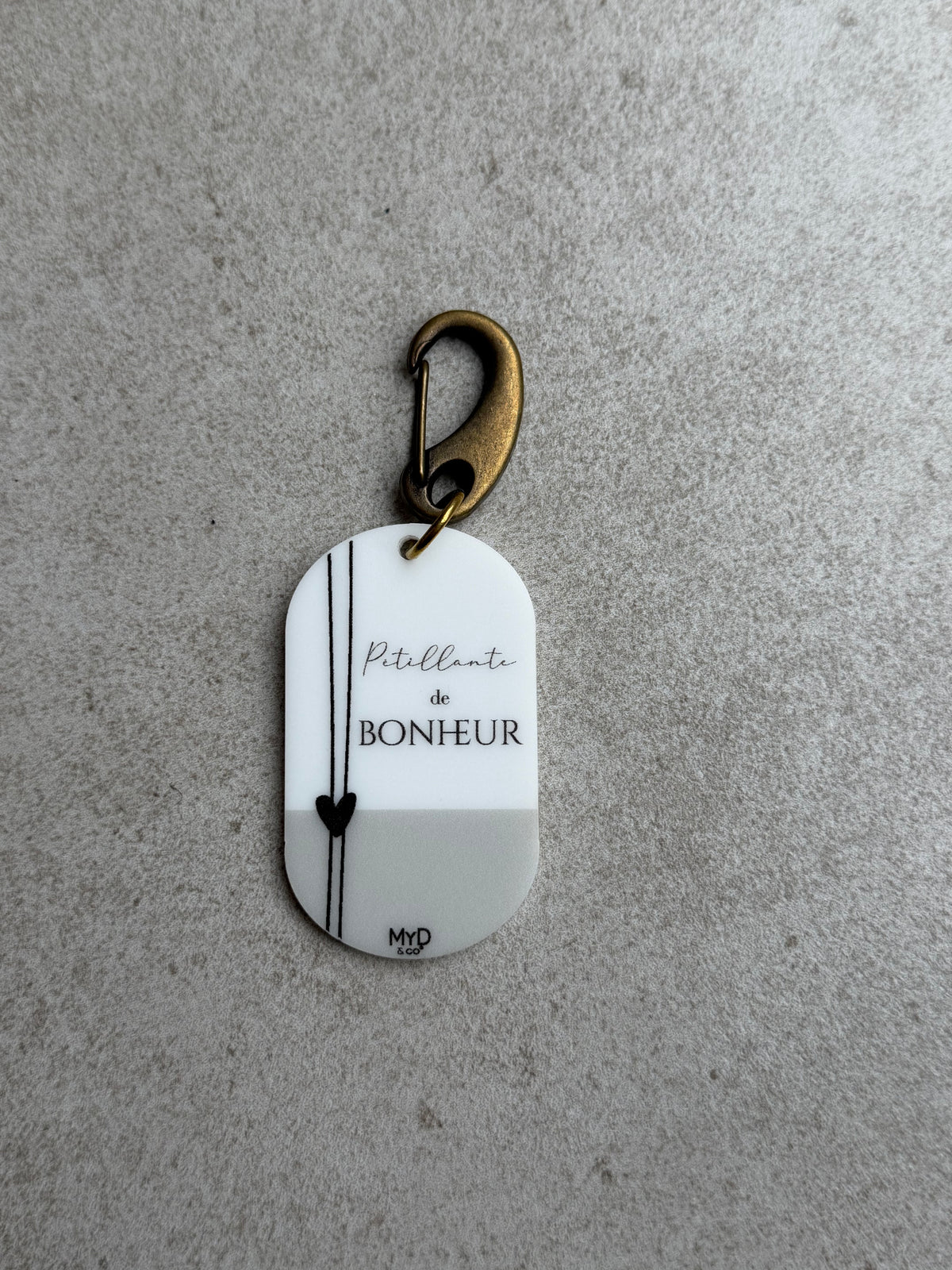 Porte-clés Pétillante de Bonheur