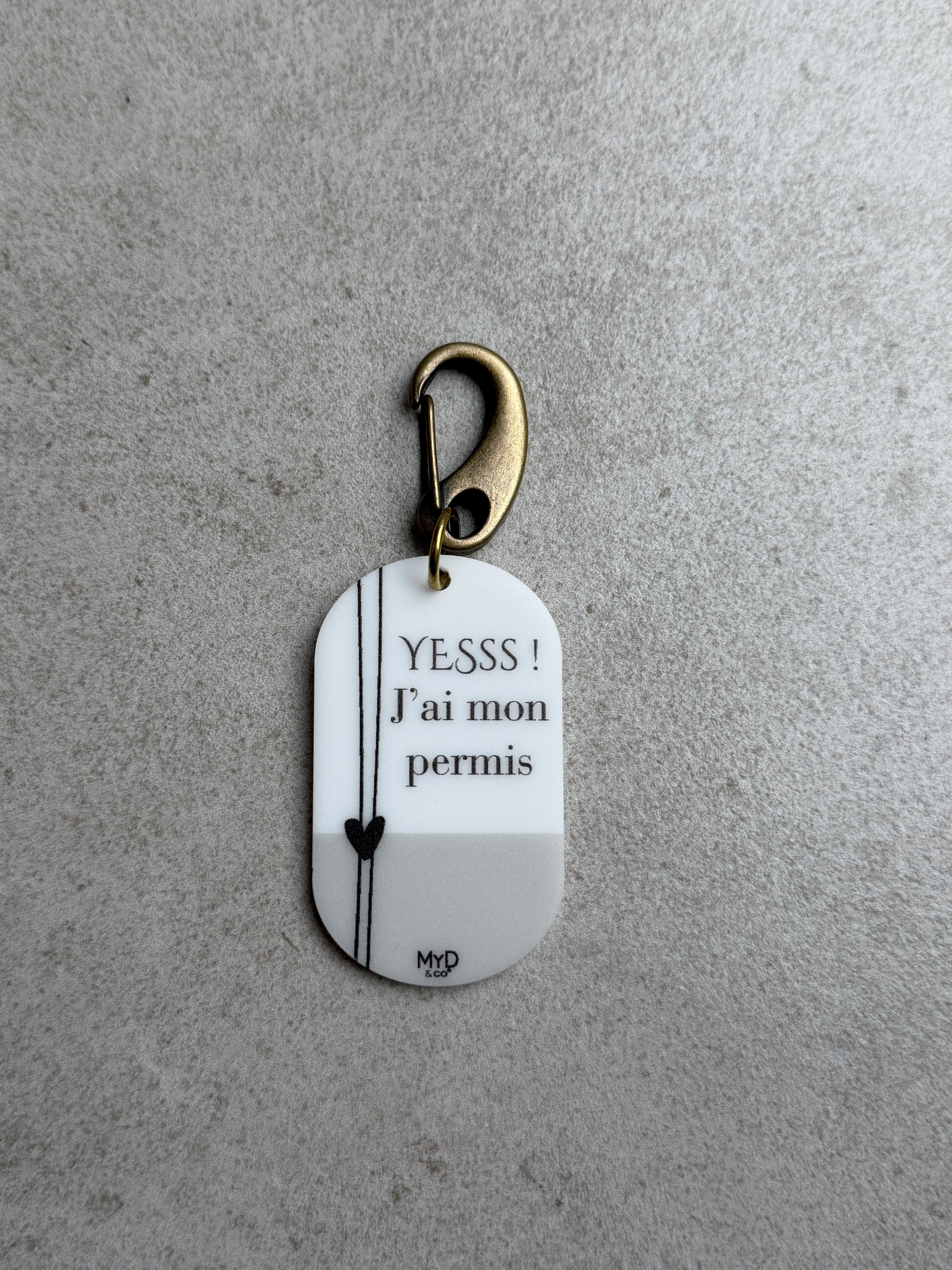 Porte-clés "J'ai mon permis"