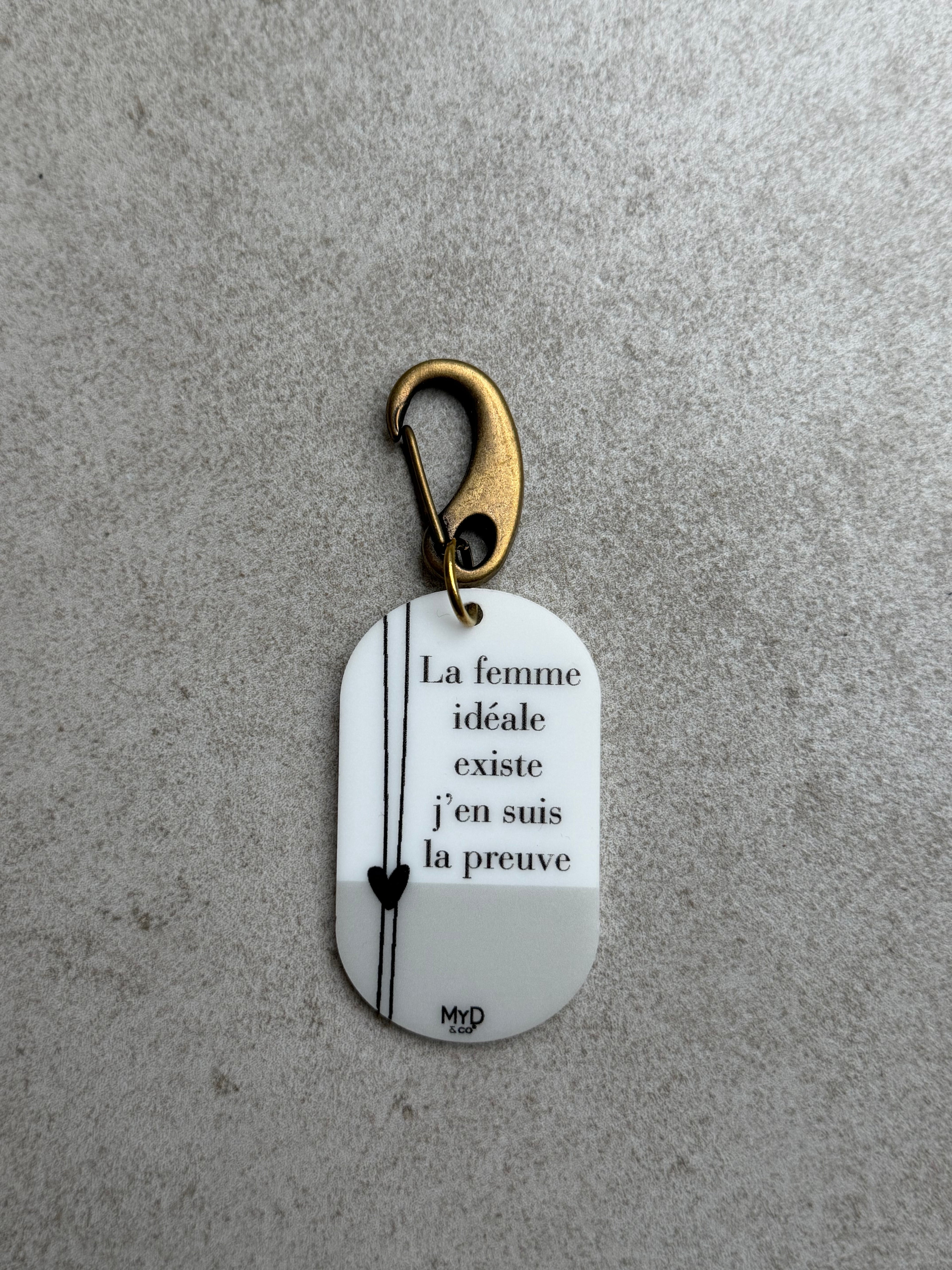 Porte-clés Femme Idéale