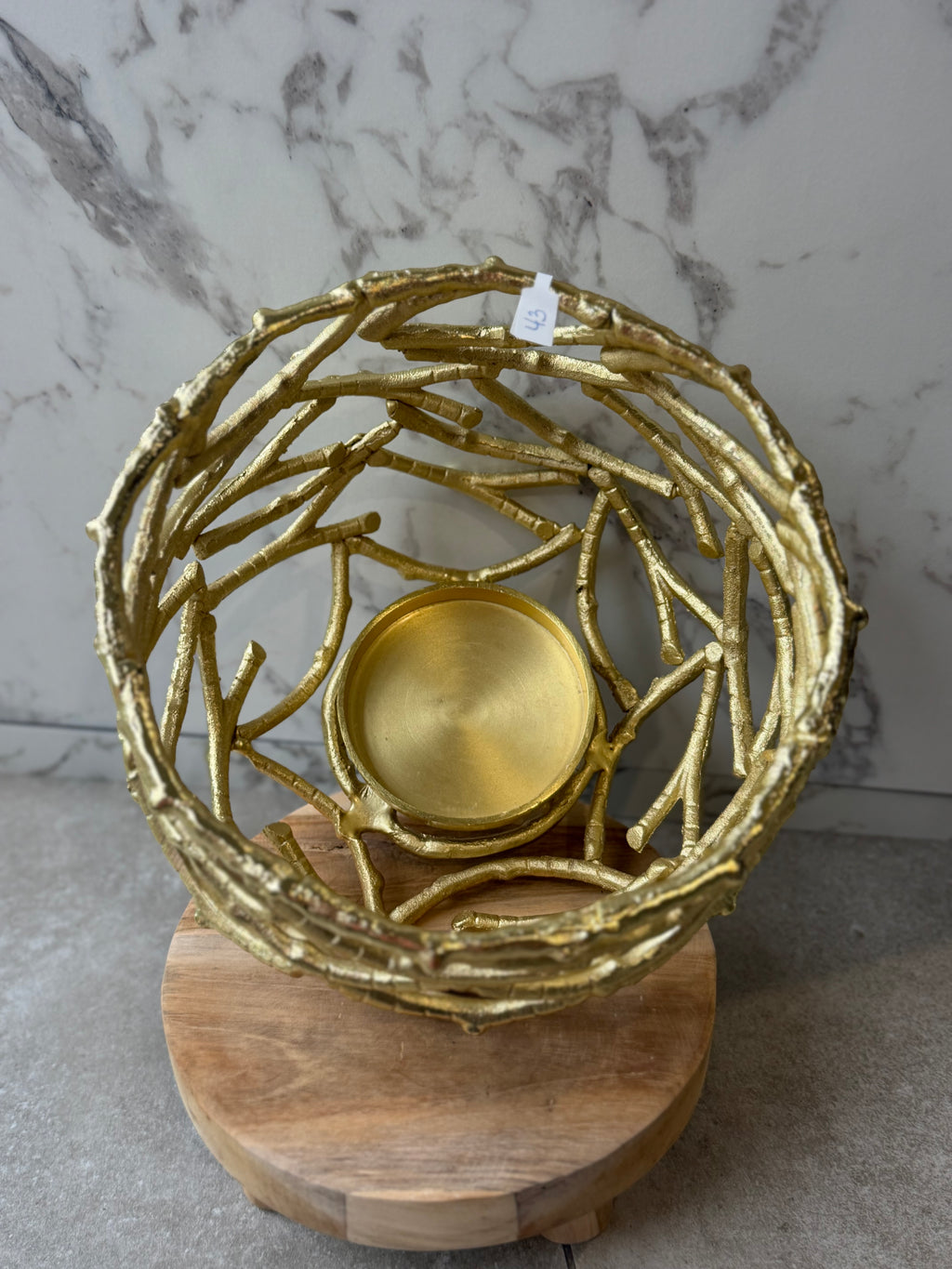 Panier décoratif doré Solène (4)