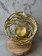 Panier décoratif doré Solène (4)