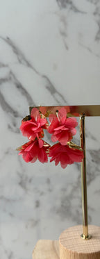 Boucles d'oreilles fleuries Margot