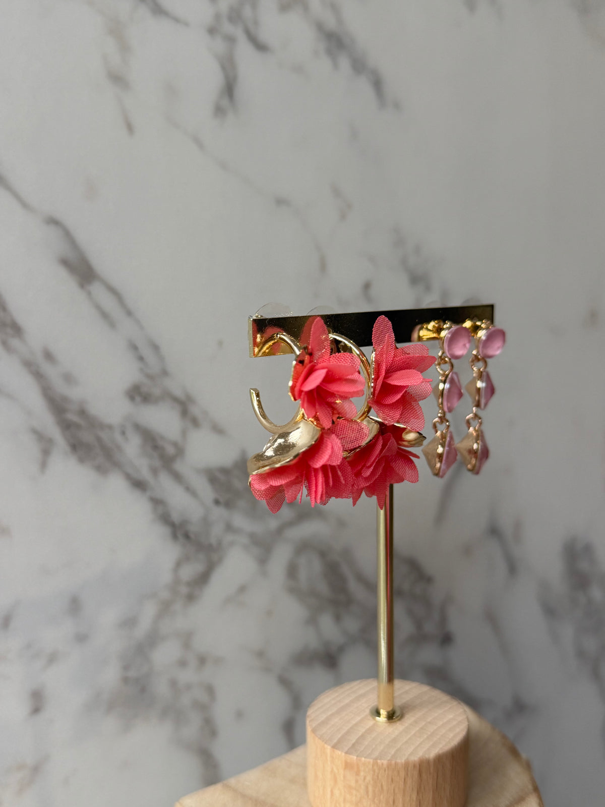 Boucles d'oreilles fleuries Margot (2)